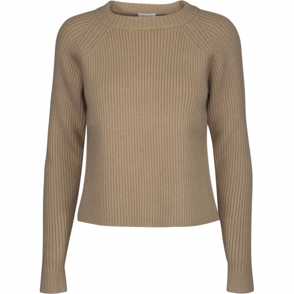 Minus Ava Knit Skirt Nomad Sand Melange STORE DEAL Nomad sand melange Sweater | Minus | Sweaters | Miinto.nl